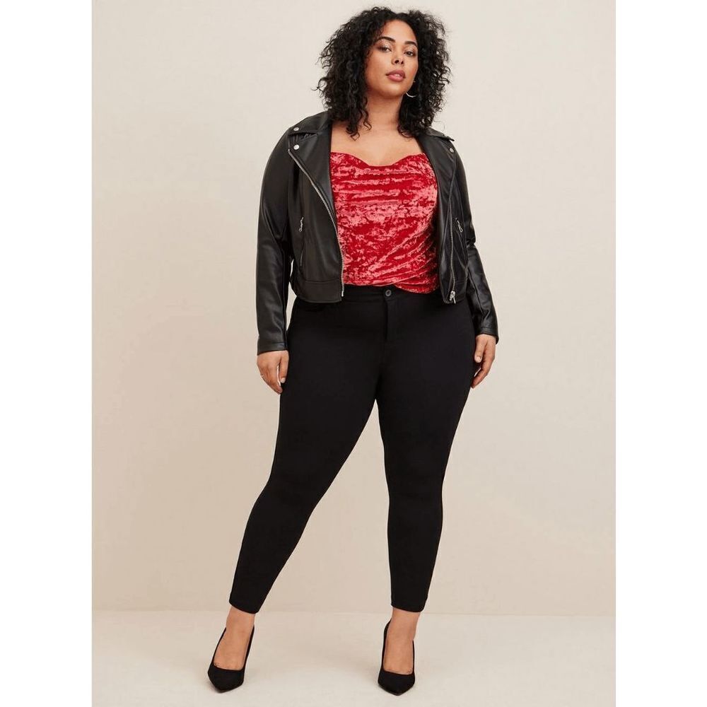 Torrid Red Velvet Cowl Neck Camisole Tank Top, 2X 18/20 NWT - Picture 8 of 10
